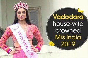 Pooja Desai from Guajarat crowned as Mrs India 2019