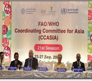 21st session of FAO-WHO Coordinating Committee of Asia for 2019 held in Panaji, Goa