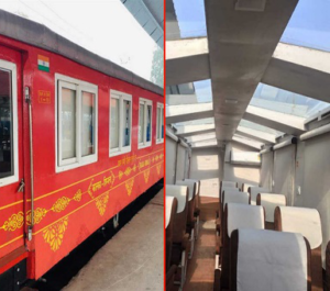 Railways launches ‘Him Darshan Express’ with Vistadome coaches for tourists visiting Shimla