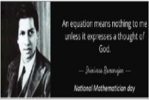 Srinivasa Ramanujan Birth Anniversary