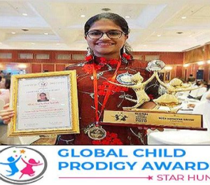 Dubai-based Indian singer, Sucheta satish wins Global child prodigy award 2020