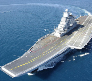 INS vikramaditya deployed in Arabian sea