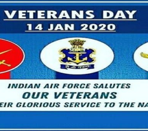 Fourth Armed Forces Veterans’ Day is observed on Jan 14,2020