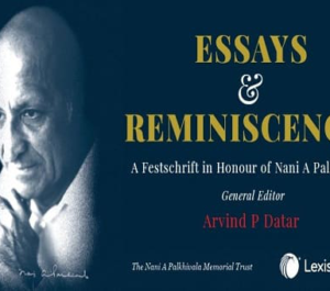Book ‘Essays and Reminiscences: A Festschrift in Honour of Nani A Palkhivala’ released on noted jurist and economist Nani A Palkhivala