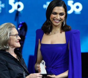 Deepika Padukone receives Crystal Award at Davos
