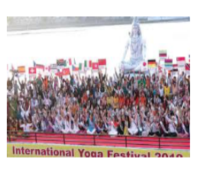 Antar Rashtriya Yog Mahotsav begins in  Rishikesh, Uttarakhand