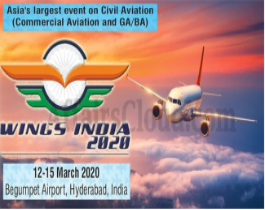 WINGS INDIA 2020 an international exhibition & conference held in Hyderabad
