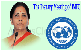 Nirmala Sitharaman attends the Plenary Meeting of IMFC through video-conference