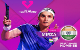 Sania Mirza, first Indian to be nominated for Fed Cup Heart Award