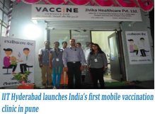 IIT-H fellow launches Vaccination on Wheels in collaboration with Gates Foundation