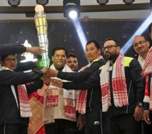 Sonowal launches torch relay of Khelo India Youth Games